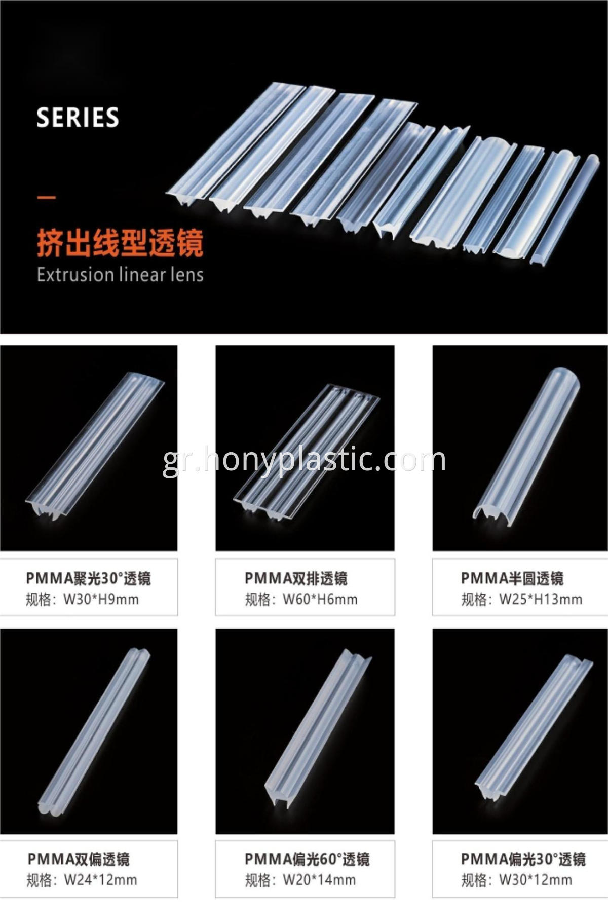 Optical grade PMMA lens18